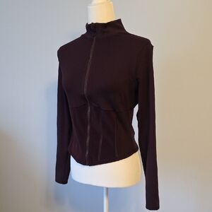 Victoria's Secret Rich Purple Zip up Top